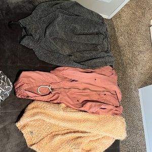 bundle of three, jacket,cardigan, turtleneck sweater